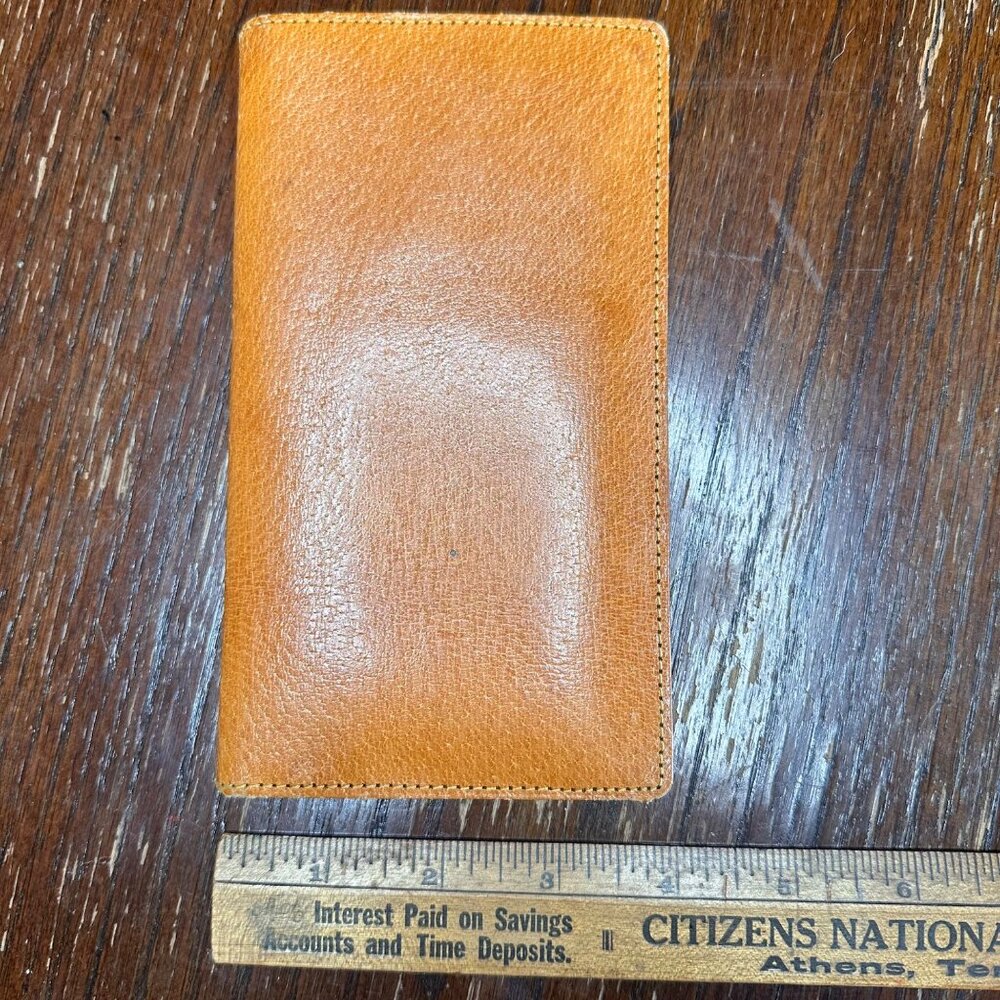Vintage Pocket Book With Pencil Address book London 100% Pig Skin Wallet - Picture 4 of 16